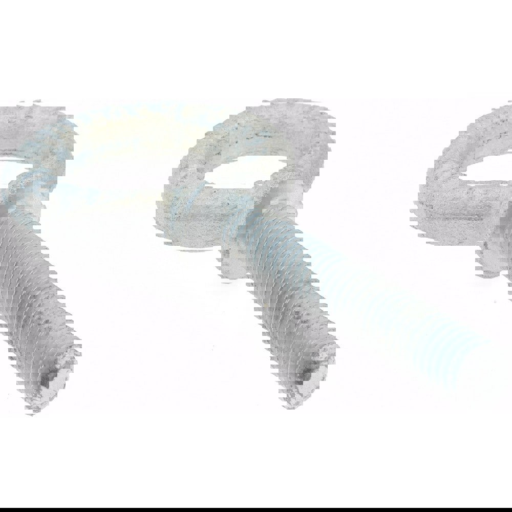 Fixed Lifting Eye Bolt: With Shoulder, 900 lb Capacity, 5/16-18 Thread, Grade C-1035 Steel